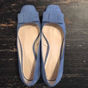 ZARA Suede Heels NWOT